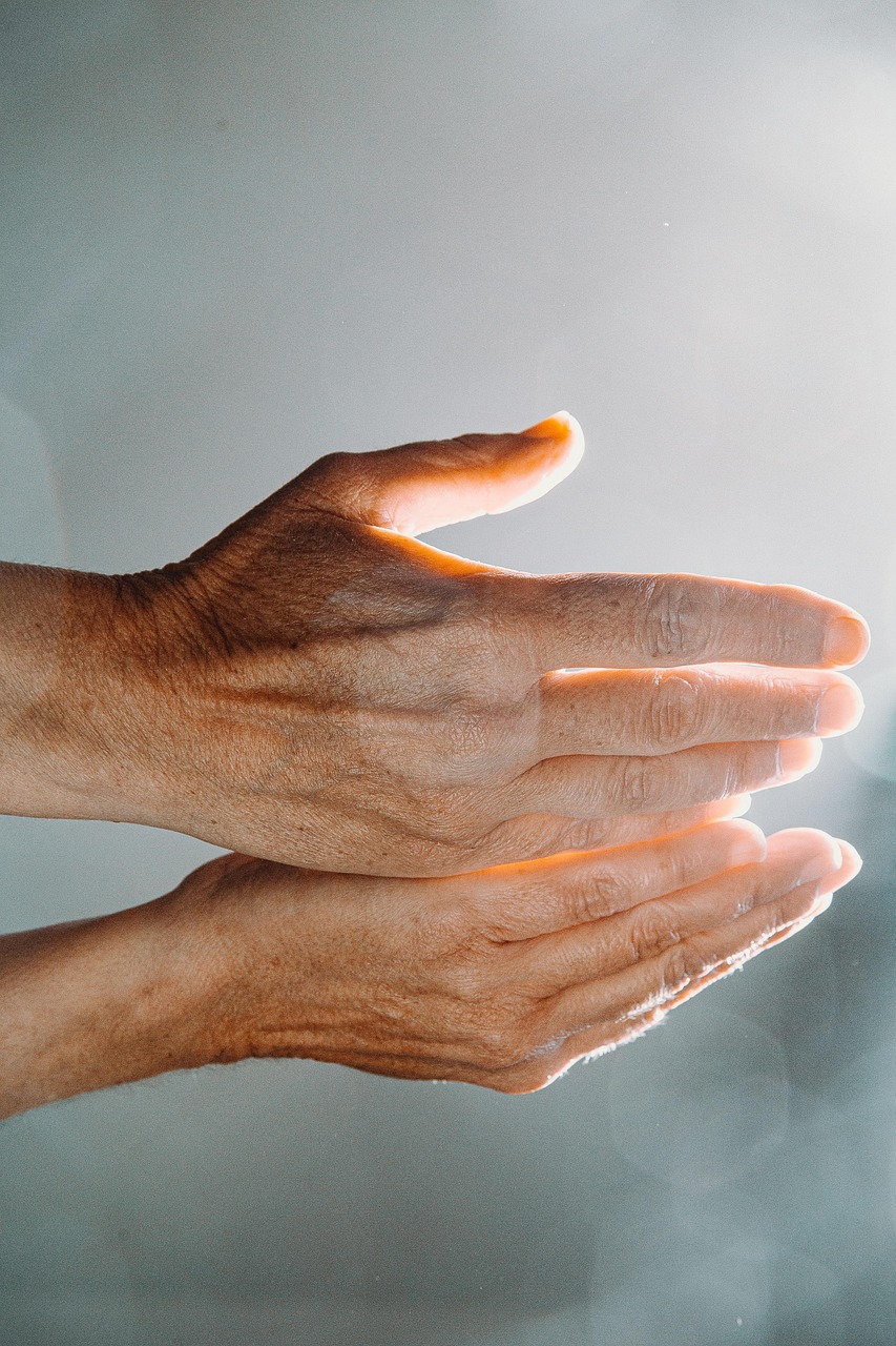 Human hand — warm natural light